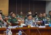 Tepis Disharmoni, Panglima, KASAD dan Prabowo Kompak Hadir di DPR