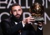 Karim Benzema Raih Balon D’Or 2022