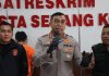 Pelaku Penusukan Pedagang Kebab di Kota Serang Ditangkap Polisi