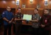 Kajati Banten Menerima Sertifikat Kepemilikan Tanah Atas Barang Milik Negara Di Wilayah Kabupaten Serang