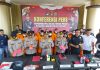 Operasi SIKAT Polres Serang Bekuk 16 Tersangka Pencurian Sepeda Motor