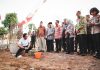 Pj Gubernur Al Muktabar Ground Breaking Pembangunan Kantor Pusat Bank Banten
