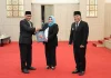 Pj Gubernur Al Muktabar Kukuhkan Kepala Perwakilan BPKP Provinsi Banten Tahun 2024