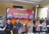 Komplotan Curanmor Dibekuk Polres Serang, 10 Tersangka dan 18 Sepeda Motor Diamankan
