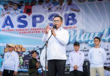 Peringatan May Day 2026, Gubernur Banten Andra Soni Siap Tindak Tegas Praktik Percaloan Tenaga Kerja