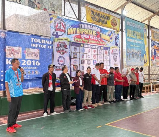 Peringati Harlah ke-2 Bapeksi, DPC Bapeksi Kota Bekasi Gelar Turnamen Bolavoli Open Ku-2010 Se-Jawa Barat